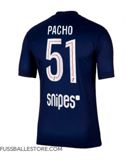 Günstige Paris Saint-Germain Willian Pacho #51 Heimtrikot 2025-26 Kurzarm